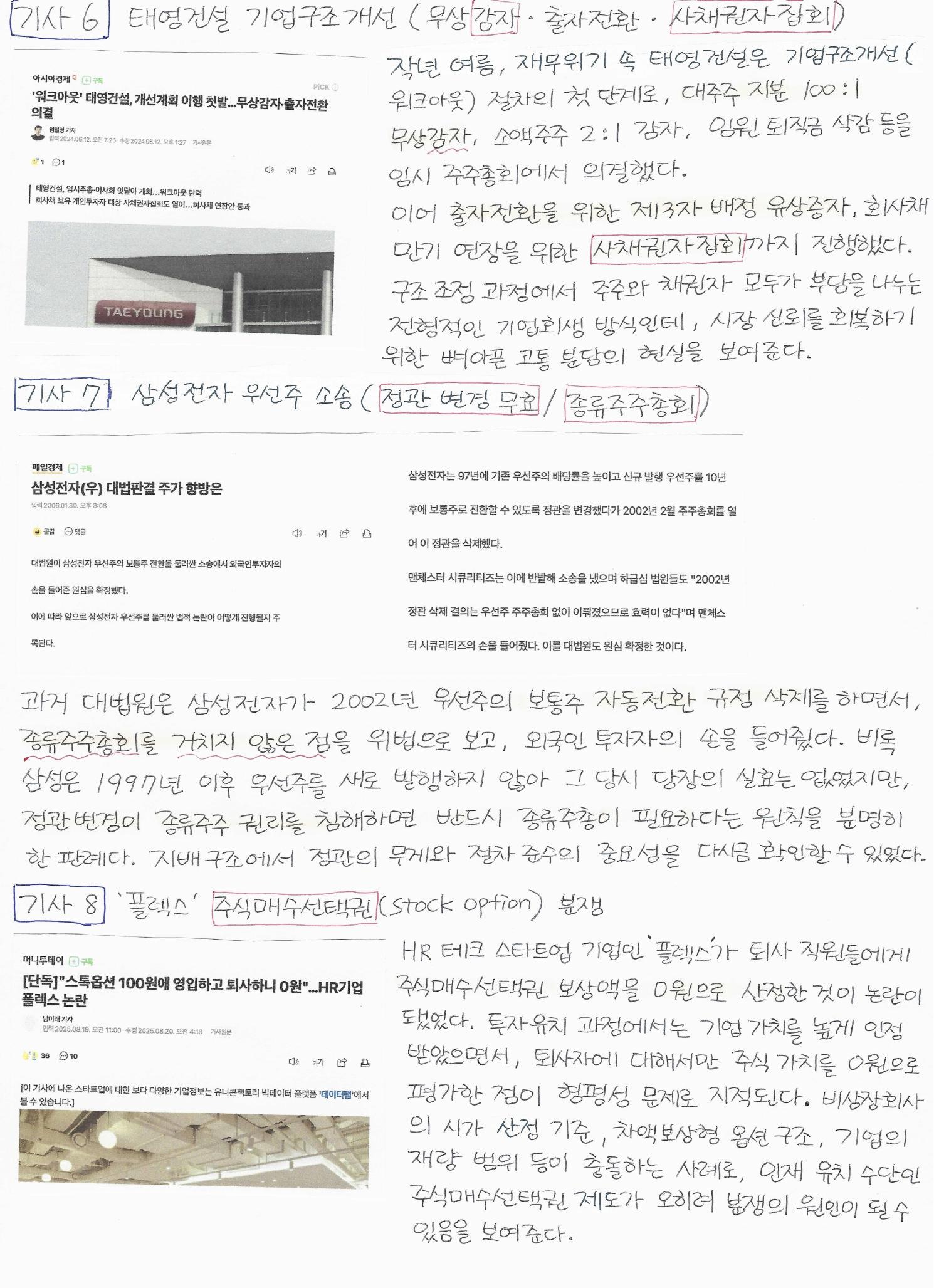 Applying share systems and procedures (full page, in Korean)